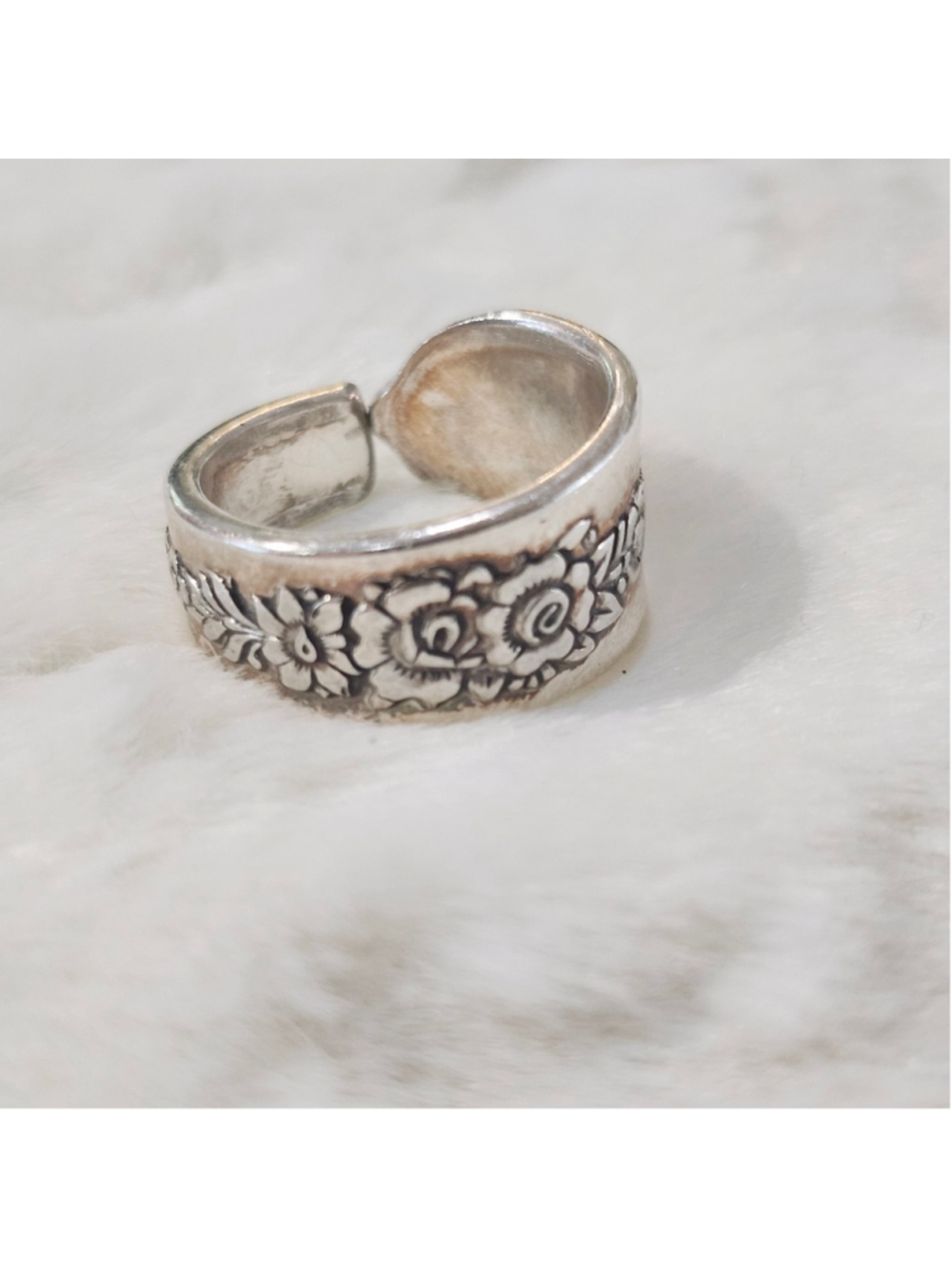 Silverwear Ring Size 7 ONEIDA silverplate ROYAL ROSE